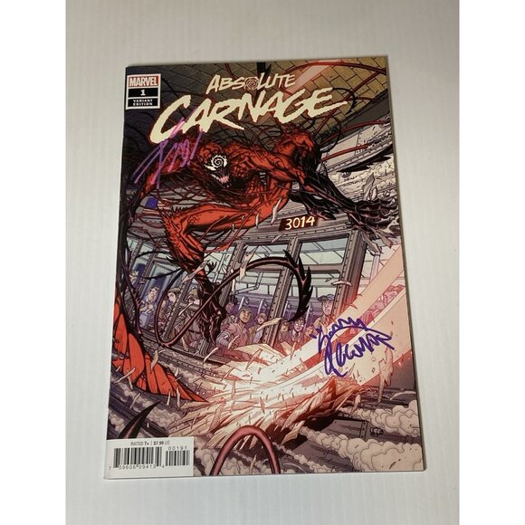 Absolute Carnage # 1 Bradshaw Variant Marvel Signed Donny Coates Ryan Stegman